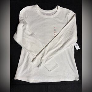 Old Navy Kids Cream Long Sleeve Tee